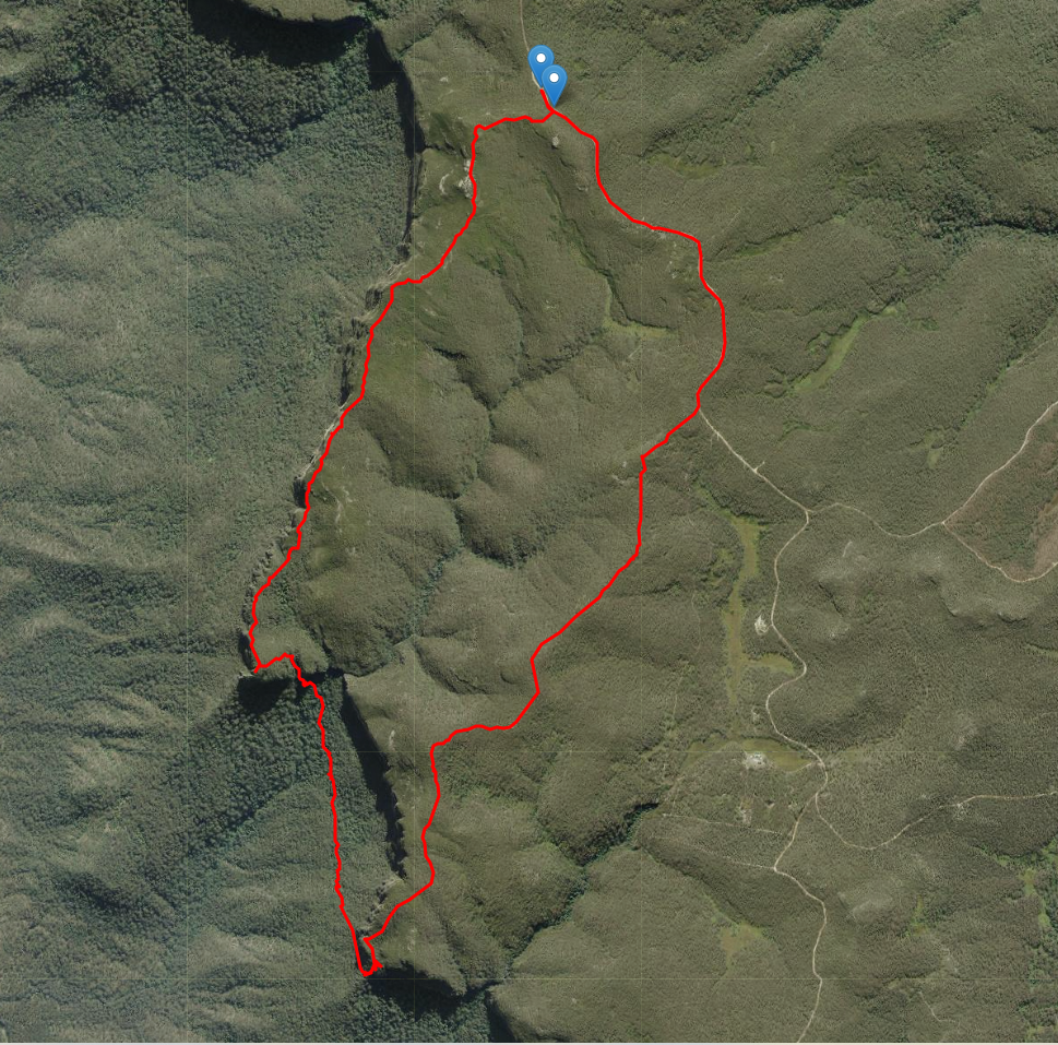 Holbeachs Descent GPS Trace