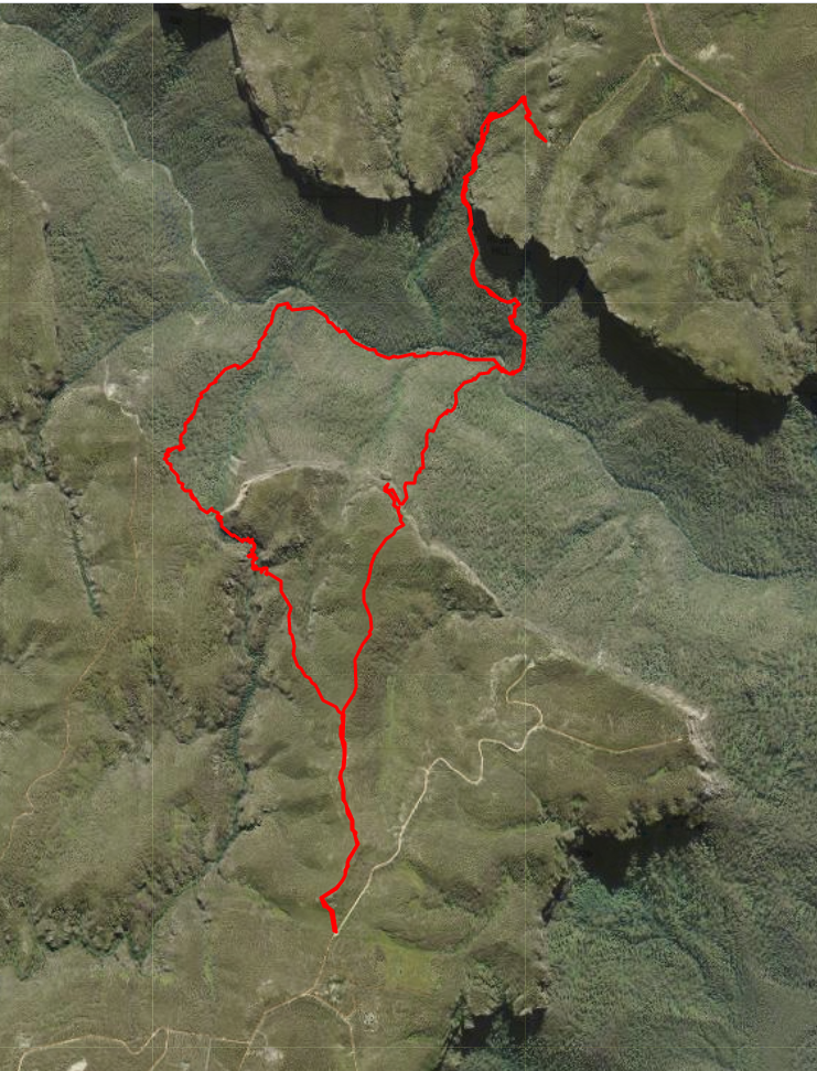 GPS route of Grose Crossing