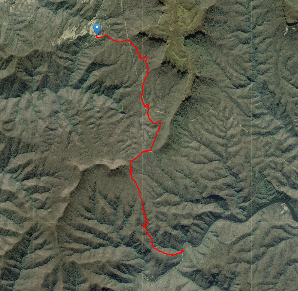 GPS route to Kelpie Point