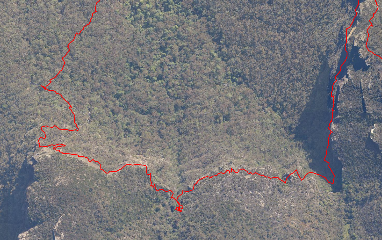 Detailed GPS route Diamond Head