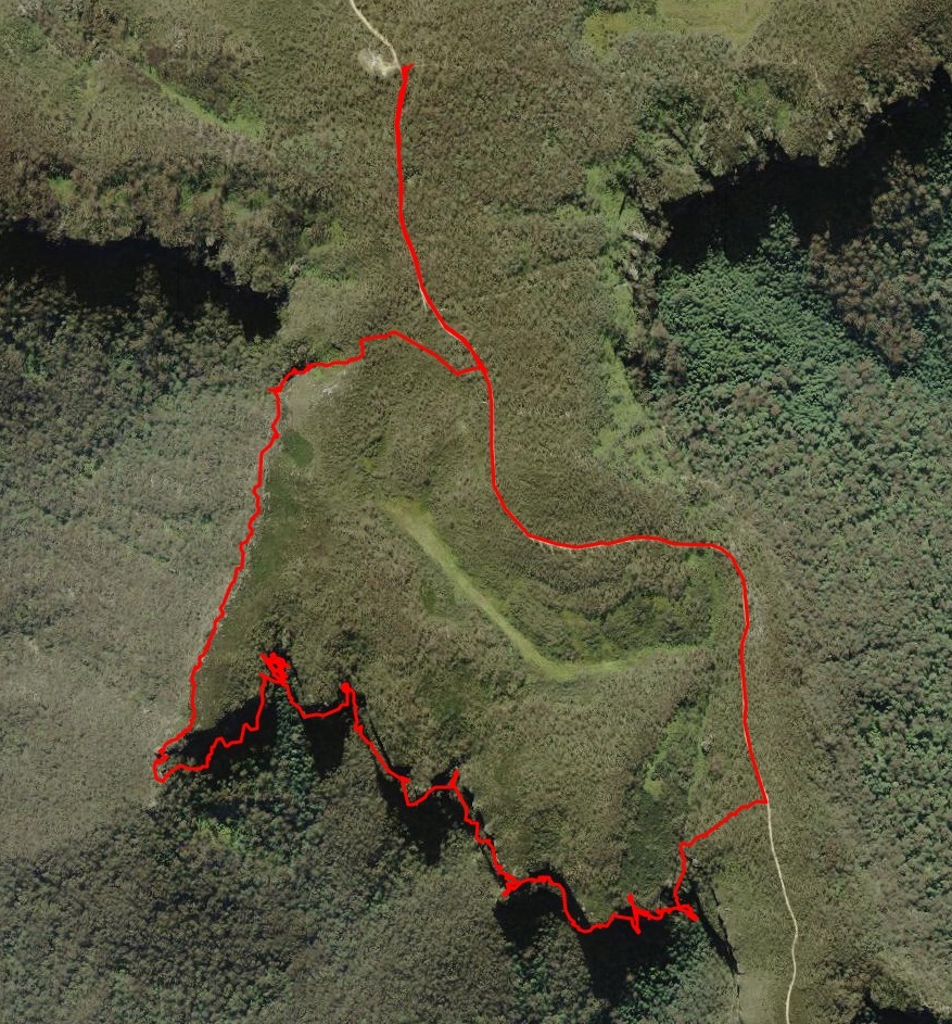 GPS route of Harmils Ledge and more
